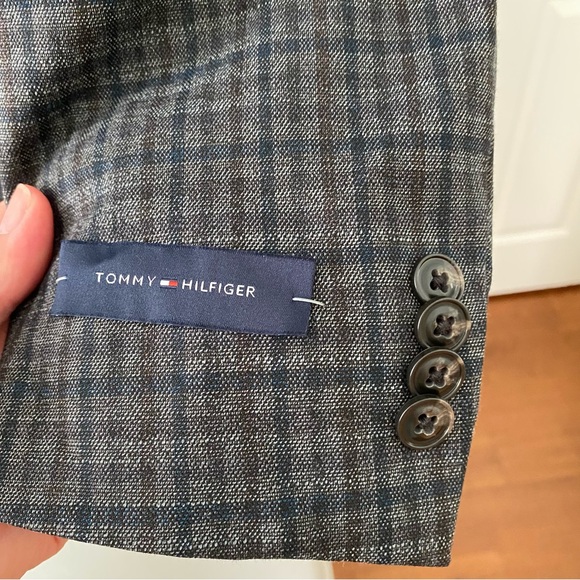NWT Tommy Hilfiger Men's Modern-Fit THFlex Stretch Check Sport Coat - Picture 8 of 11